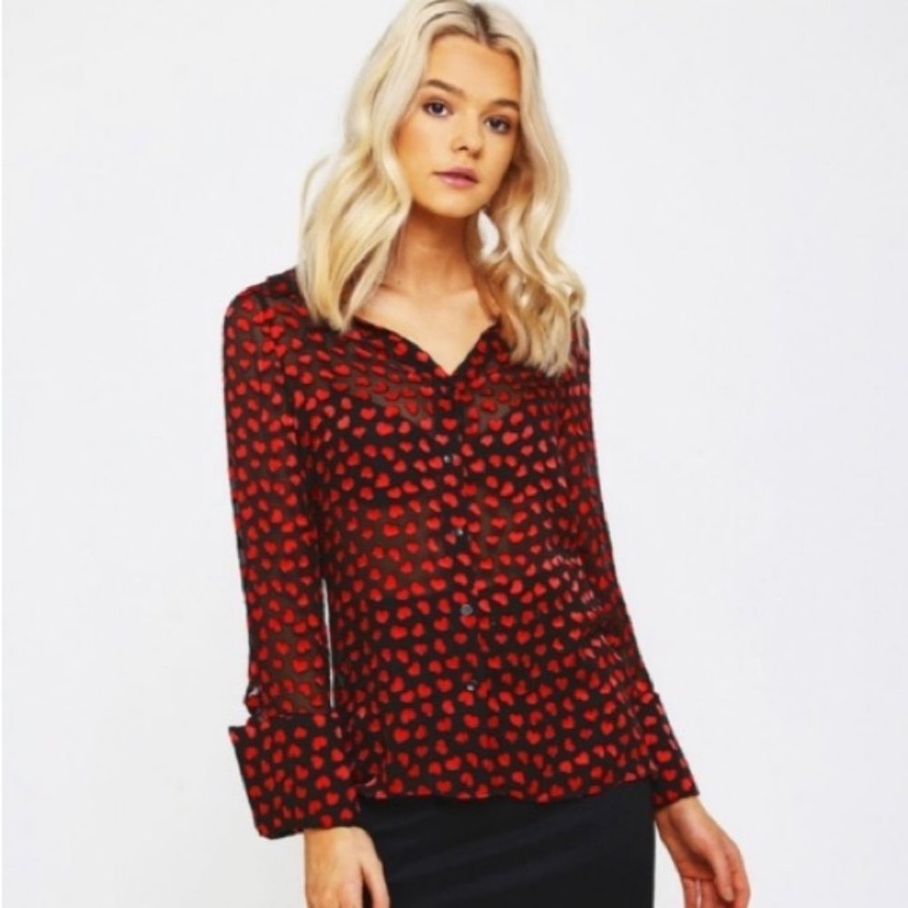 🔻Alice + Olivia - Heart Blouse